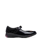 Clarks Relda Sea Kids Black Patent - Extra Wide