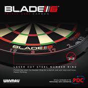 Winmau Blade 6 Triple Core Dartboard image