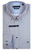 Giordano Long Sleeve Shirt - Circle Print Orange image