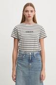 Guess Jeans Striped T-shirt - Black/Grey image
