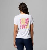 Columbia Parsons Point Technical Graphic T-Shirt - White, Floral Fun