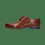 Bugatti Leather Business Lace Shoe - cognac image