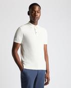 Remus Uomo Knitted Cotton Polo Shirt - White