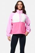 Gym&amp;amp;Coffee Snap Polar Fleece in Cotton Candy