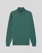 Lyle &amp;amp; Scott Cotton Loopback 1/4 Zip Sweatshirt - Everglade