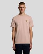 Lyle&amp;amp;Scott Cotton Crew Neck T-Shirt - Pink Grapefruit image