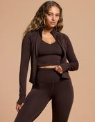Gym+Coffee Day Kind Midlayer in Mocha Bean image
