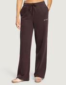 Gym+Coffee Wide Leg Joggers in Mocha Bean image