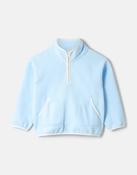 Gym+Coffee Kids Polar Fleece in Glacial Blue image