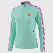 O'Neills Wexford GAA Imperium Brushed Half Zip Top Green / Purple / White