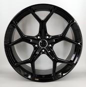20" 334 rs6 style alloy wheels 5x112 black image