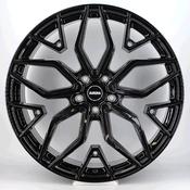 23x10J Aurora 701 Black Alloy Wheels – 5x112 ET26 / 5x120 ET35