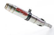 GPR Exhaust System Bajaja Pulsar 200 NS 2012/2014 Homologated slip-on exhaust Deeptone Inox image