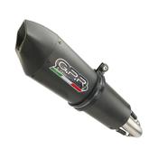 GPR Exhaust System Ducati Multistrada 950 2017/20 e4 Homologated slip-on exhaust GP Evo4 Black Titanium image