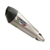 GPR Exhaust System Moto Guzzi V85 Tt 2019/20 e4 Homologated slip-on exhaust GP Evo4 Titanium image