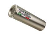 GPR Exhaust System Husqvarna Svartpilen 401 2018/19 e4 Homologated slip-on exhaust catalized M3 Titanium Natural image