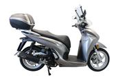 GPR Exhaust System Honda Sh 350 i.e. 2021/22 e5 Homologated slip-on exhaust catalized Evo4 Road image