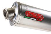 GPR Exhaust System Ducati Monster S4R 1000 2003/07 Pair Homologated slip-on exhaust Deeptone Inox image