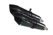 GPR Exhaust System Aprilia Tuono R 1000 Factory 2006/10 Pair Homologated slip-on exhaust Gpe Ann. Poppy image