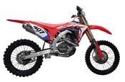 GPR Exhaust System Honda Crf 450 R 2020 Mx competition full line Pentacross FULL Titanium image