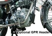 GPR Exhaust System Royal Enfield Classic / Bullet Efi 500 2009/16 Decat pipe manifold Decatalizzatore
