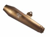 GPR Exhaust System Honda Transalp Xl 600 V 1986/99 Universal Homologated silencer without link pipe Ultracone Bronze Cafè Racer image