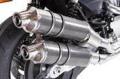 GPR Exhaust System Harley Davidson Xr 1200 Pair Homologated slip-on exhaust Poppy Tondo image