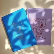 The Wild Collection - A6 / Blank / Blue Seahorse