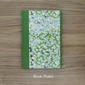 Artisan Chiyogami Notebooks - Lined / A5 [21.5 x 14.5 cm] / Blue Petals