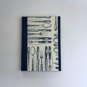 Recipe Book - Cutlery / Navy / None