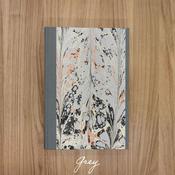 Large Marble Sketchbook - Grey