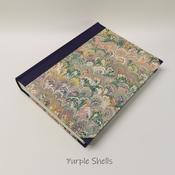 Marbled Photo Albums - Purple Shell / Small Portrait [25x20cm] 30pgs / No Title Page
