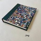 Marbled Photo Albums - Joy / Small Portrait [25x20cm] 30pgs / Title Page with Silver Text [+€15] image