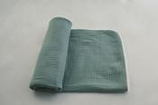 Muslin Swaddle Blanket Organic Cotton (Sage) image