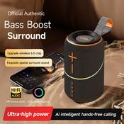 BASS-07 Small Steel Cannon Bluetooth Speaker image