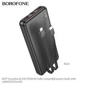 BOROFONE BJ57 Graceful 22.5W+PD20W Fully Compatible Power Bank with Cable(10000mAh)