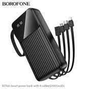 BOROFONE BJ76A Smart Power Bank with 4 Cables(20000mAh) image