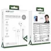 ACEFAST L7 USB-C Semi-in-ear Silicone Wired Earphones with Mic White image
