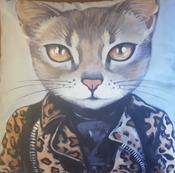 Cute Cat Cushions   Mildred the Cat image