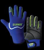 LS Sportif Famous Gaa Football Glove royal/lime