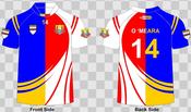 Half &amp; Half Jerseys with name and numbers