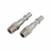 2 Piece male air quick bayonet fitting Quater Inch BSP - 8186 image
