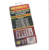 110Pc Copper Washer Assortment Box - 2888 image