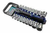 19pcs 1/2 Drive Socket Set" - 3270 image
