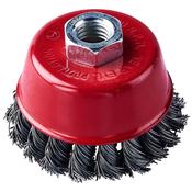 3″ (80mm) twist knot wire cup brush - F3360
