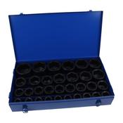 32PC 3/4" DR 6PT IMPACT SOCKETS 19-60MM image