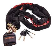 Sleeved chain lock with square links 180cm (72") - S3280