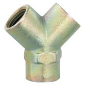 Y Piece Connector Female 1/4 Thread" - SPR4279