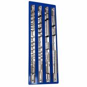 80 CLIP METAL SOCKET STORAGE TRAY 1/4  3/8"  1/2" DRIVE" - 3305