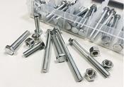 100Pc 8Mm Bolts &amp; Nuts Assortment - HW003
